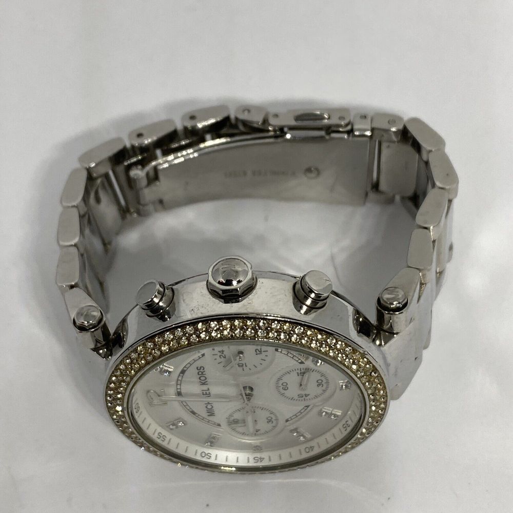 Michael Kors Parker MK5353 Womens Stainless Steel Analog Silver Dial Watch UC787 - Picture 8 of 12